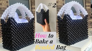 BEADED BAG TUTORIALHOW TO MAKE BEADED BAGPEARL BEAD BAG TUTORIALBEADED BAG TUTORIAL FOR BEGINNERS [upl. by Akkim]