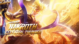 RoV Mod Skin Nakroth Celestial Thunderbringer 1521 [upl. by Nahtanoj487]