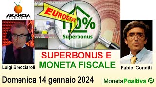 Superbonus e moneta fiscale  Fabio Conditi  14 gennaio 2024 [upl. by Gnet]