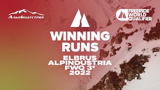 Elbrus Alpindustria FWQ 3 2022 Winning runs [upl. by Eissat444]