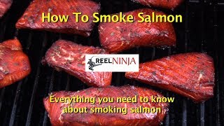 How To Marinade and Smoke Salmon  Reel Ninja Smoked Salmon [upl. by Neenaj203]