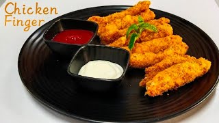 Chicken Finger  Panko Fried Chicken Recipe  Crispy Chicken Tender  Master Chef Durga Khadka [upl. by Vescuso]