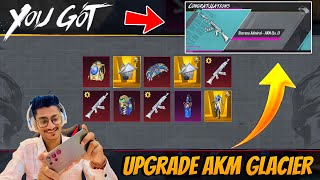 😍AKM GLACIER CRATE OPENING  BGMI amp PUBG  LEVEL 7 UPGRADE AKM GLACIER SKIN ​⁠​⁠ParasOfficialYT [upl. by Yroj]