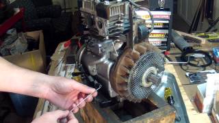 Briggs and Stratton 5HP  Carburetor Linkage Setup  130212 [upl. by Anon216]