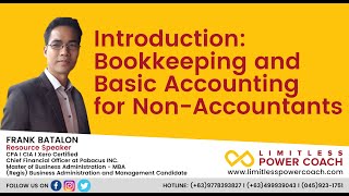 Introduction Bookkeeping and Basic Accounting for NonAccountants Free Webinar via Zoom [upl. by Tempest]