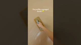 Do you sponge when plastering Let me know in the comments plastering skimming sponging [upl. by Yetak]