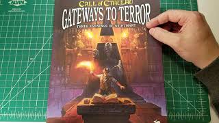 Call Of Cthulhu Gateways To Terror Unboxing and Overview [upl. by Haridan604]