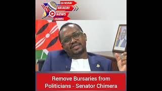 Government should Remove Bursaries from all Politicians says Nominated Senator Raphael Chimera [upl. by Mora217]