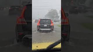 Flooding roads in Burlington Ontario Major storm [upl. by Ellinger]