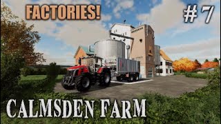 FS22  CALMSDEN FARM  7  FACTORIES  Farming Simulator 22 PS5 Let’s Play [upl. by Airdnal]