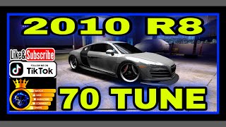 ✨ 2010 R8 ✨ 70 TUNE 👈 thanks for watching  RUSH RACING 2 [upl. by Ilahsiav]