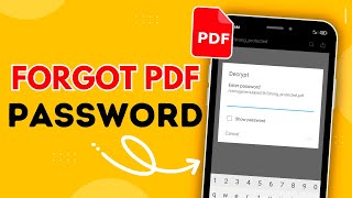 How to unlock PDF without Password  How to Recover PDF Password [upl. by Arimahs]