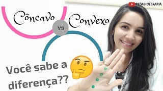 Super DICA para não confundir Você sabe a diferença entre CÔNCAVO E CONVEXO [upl. by Kaete]