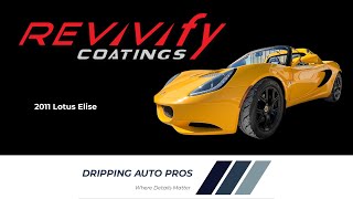 2011 Lotus Elise Revivify CarbonX Non Ceramic Coating Dripping Springs Texas [upl. by Nissie]