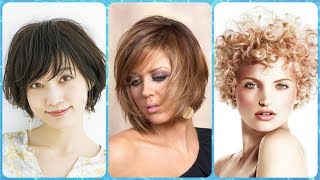 Top 🔆 20 kurzhaarfrisuren bei rundem gesicht herbst 2018 [upl. by Cade325]