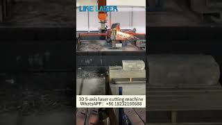 3D 5axis laser cutting machine fast cutting speed high precision and smooth cutting [upl. by Sonafets]