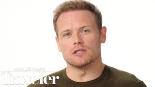 outlander star Sam Heughan talks about having a [upl. by Sears304]