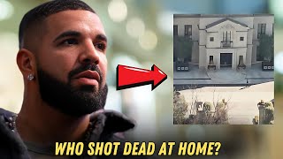 Shooting Outside Rapper Drakes Mansion Left One D3adDevastating News [upl. by Annairdna]