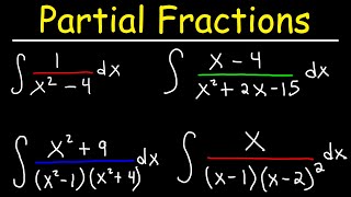 Integration By Partial Fractions [upl. by Glanti856]