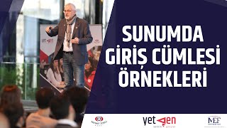 Sunum Giriş Cümlesi Örnekleri  Sunumda Açılış Konuşması 4 [upl. by Vijnas]