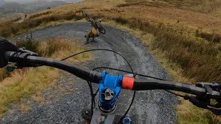 Antur stiniog with a Huge over the bars [upl. by Erastes251]