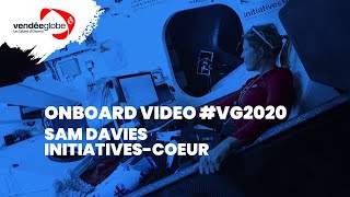 Onboard video  Sam DAVIES  INITIATIVESCŒUR  1811 [upl. by Ifill]