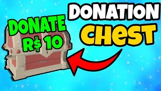 HOW To Make A ROBUX Donation Chest In ROBLOX [upl. by Alwyn]