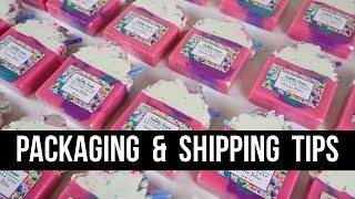 My ENTIRE Process  Packaging Labeling amp Shipping  Royalty Soaps [upl. by Aytnahs783]