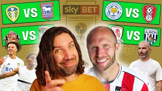 EFL Championship SCORE PREDICTIONS  Round 23 wSam Parkin [upl. by Odlaw]