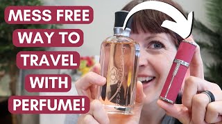 TSA approved refillable perfume bottle  Travalo Milano demo  review [upl. by Nalani575]