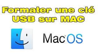 Comment formater une clé USB sur MAC [upl. by Aerdnaek]