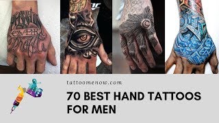 70 Best Hand Tattoos for men [upl. by Biddy]