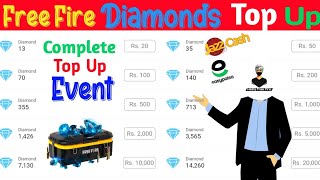 HOW TO TOPUP DIAMONDS  EASYPAISA amp JAZZCASH TOPUP  Haziq Free Fire [upl. by Teiluj845]