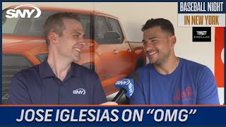 The Mets Jose Iglesias talks OMG song release  Baseball Night in NY  SNY [upl. by Chrissie]