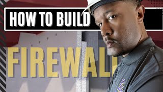 How To Build A Fire Rated Wall Firewall [upl. by Kila]