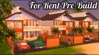 Sims 4 For Rent PreBuilding South East Asian Inspired Modern Townhouses [upl. by Odicalp]