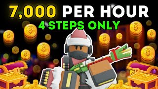 OUTDATED NEW BEST SOLO COINS GRIND STRATEGY  Freezing Party Strat  Tower Defense Simulator [upl. by Ennylhsa]