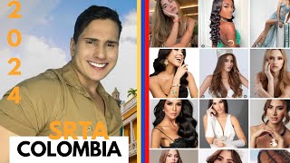 CONOCE LAS CANDIDATAS A SEÑORITA COLOMBIA 2024  Concurso nacional de belleza [upl. by Kienan]