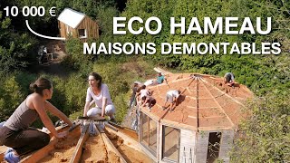 🏡 Maisons Autonomes Démontables et cest légal Visite éco village en Bretagne [upl. by Nuahsyd614]