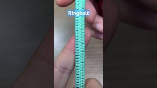 How to make a Ringbolt paracord bracelet shorts 매듭 파라코드 tutorial knot 마크라메 macrame diy [upl. by Yras]