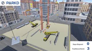 Parkd Ltd Car Park Construction Video [upl. by Lednahc191]