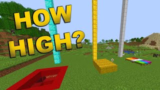 What height you can survive at in minecraft [upl. by Cummins835]