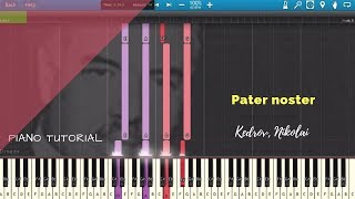 Kedrov Nikolai  Pater Noster Piano Tutorial [upl. by Tiga]