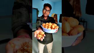 suji ke crispy pani puri recipe 😋 minivlog shorts shortvideo youtubeshorts [upl. by Bobine193]