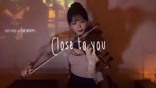 Carpenters  Close to you  Violin cover [upl. by Kriss254]