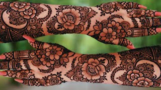 Very beautiful Khafif Mehandi Design for full hand New latest backhand bridal mehndi 3d Mehndi [upl. by Conn506]