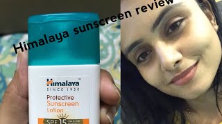 Himalaya Sunscreen Lotion Review  Tan Free  oily screen protection [upl. by Irat561]