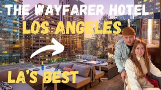 Where to stay in downtown Los Angeles  The WAYFARER HOTEL Los Angeles tour [upl. by Ebehp]