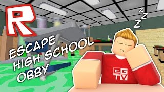 ESCAPE HIGH SCHOOL  Roblox Obby [upl. by Suoivatra]