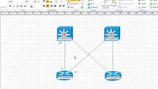 Visio network diagrams with intelligent network connector [upl. by Richey]